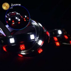 쌍문상회 지금 필요한 자동차 면발광 튜닝 다름 실리콘 플렉시블 방수 바 30cm LED바 LED k31872EA, 레드