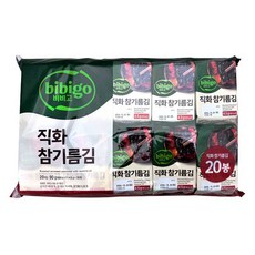 비비고 직화 참기름김, 90g, 1개
