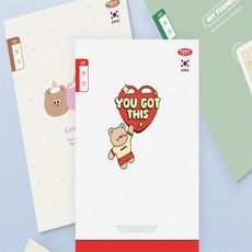 도시생활용품 초등 제본 8칸쓰기 노트 초등공책, 랜덤 1권