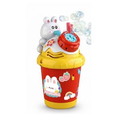 電動泡泡杯 奶昔杯造型 兒童玩具, 兔兔奶昔泡泡杯, 1個