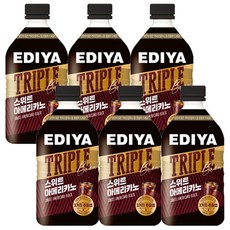 이디야 트리플 스위트 아메리카노, 500ml, 6개