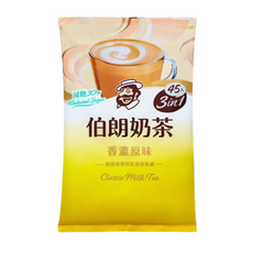 MR.BROWN 伯朗咖啡 30%減糖奶茶 三合一 香濃原味, 17g, 1套, 45個裝