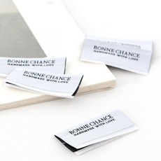 패션스타트 본 샹스 빅 자수 끼워라벨 화이트 2개입, 2개