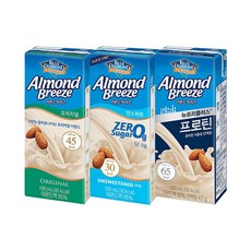 매일아몬드브리즈 Best 3종 오리지널 언스위트 제로슈거 프로틴 190ml 24팩 3박스