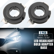XAutohaux H7 LED 헤드라이트 전구 홀더 어댑터 소켓 베이스 클립 BMW E60 ML450 GLA63 AMG GL350 E350 GT