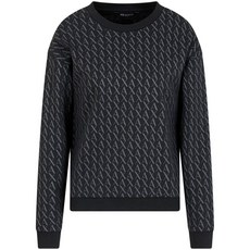 아르마니익스체인지 모노그램 프린트 스웨트셔츠