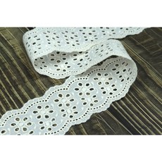 참보부상 레몬 3색 폭넓이 6cm [면 레이스 인테리어 리폼 DIY 옷 자수 홈데코, 1개, 광목