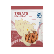 飼糧倉 原味牛肉條 低脂寵物零食 低溫製作, 1個, 100g