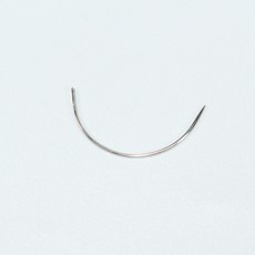 가죽공예용 커브바늘 곡바늘 수선바늘 곡선바늘 제본바늘 캅틱바인딩 3인치 1개입, 1개