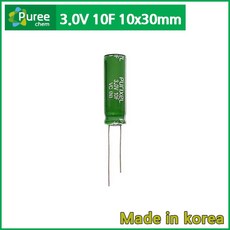 퓨리켐 슈퍼콘덴서 3V 10F 10x30mm 울트라캐패시터, 1개