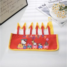 키티 휴대용 빨래줄 빨래 집게 걸이 2color, 1개, 레드