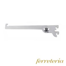 옥이드림 찬넬 경사 유리용옵 선반브라켓 찬넬설치 선반받침, 300mm, 1개