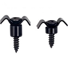 Banworks 기타 빈티지 스트링 트리 가이드 리테이너 텔레 텔레캐스터 스트랫 스트라토캐스터 ST 일렉트릭 기타용 2개 세트 JT YXK 02 골든 2317568, Black