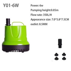 수조 연못 수경법 수중 60W 펌프 워터 폭포 매우 6W 정원 25W 조용한 분수 12W 100W 110V 220V, US 110V 60HZ, 1개