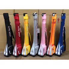 高爾夫球桿袋 輕巧便攜 多色可選 時尚耐用, 黑.紅.藍.灰.粉.橘.黃