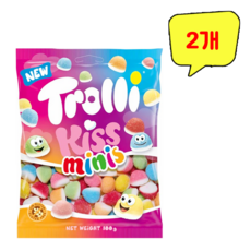 트롤리 키스 미니스 젤리, 2개, 100g