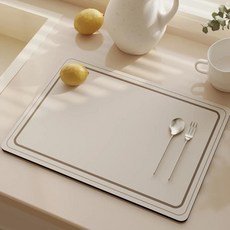 라인 식기 건조 매트 배수 패드 미끄럼 방지 초흡 내구성 커피 머신 주방 테이블 장식, 30x40cm, 2. 4, 1개