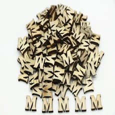 208pcs 8set 26 영어 알파벳 문자 나무 번호 가구 장식 예술 편지 디지털 디스플레이, 38 Letter M, 01 10mm--15mm 208pcs