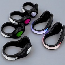 한스온 자전거 산책 야간 보행자 보호 점멸등 1P 러닝용LED슈즈등, 블루