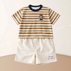 BabyBear 童裝兒童純棉套裝 短袖套裝 SU0068