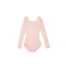 Capezio 여아용 Team Basics 긴소매 레오타드 라이트 블루 458914