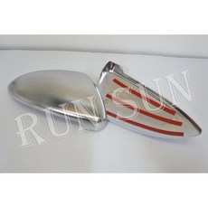 RUN SUN 車燈 福斯 09-12年 高爾夫 GOLF 6 後視鏡外蓋 黏貼式, 1個