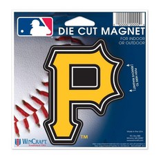 MLB Oakland A의 다이 컷 자석 11.4cm x 15.2cm(4.5인치 x 6인치), Pittsburgh Pirates