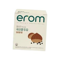 erm 국산콩 고소한 검은콩 진한맛 밤 두유 190ml 16개