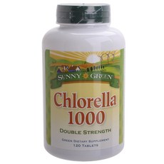 SUNNY GREEN 綠球藻錠 1000mg, 1個, 120 件