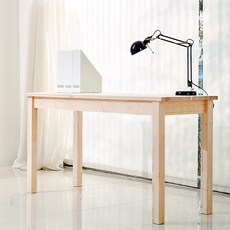 내추럴 24T 원목테이블 1500 1800 식탁/책상/좌탁/콘솔, 입식 83cm(아일랜드 식탁), 투명바니시 도색