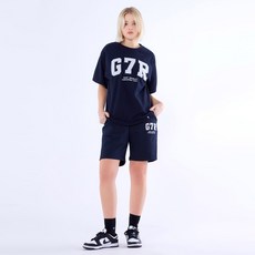 ghostrepublic G7R 弧形寬鬆版短袖T恤短褲運動套裝 GTS-33600