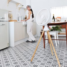 저버 오호 우드 저소음 인테리어 리모컨 선풍기, SH-2025R