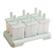 DIY長柄冰棒模具 附蓋防異味, 藍色, 1個