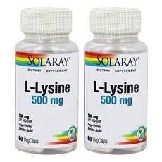 솔라레이 L-리신 500mg 베지캡, 60개입, 2개, 60정