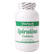 Stakich 螺旋藻 500 毫克片劑, 500顆, 1罐