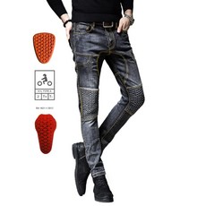 【ACOOL鞋庫文創】14-11防摔牛仔褲 機車褲 重機騎行褲 高彈 透氣