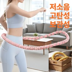 도토리컴퍼니 훌라후프 스프링 허리 뱃살 운동기구, 1개, 핑크, 1.5kg
