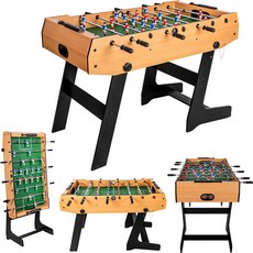 HLC 4FT 121.5 61 81.2cm 접이식 축구 테이블 어린이 축구 축구 실내 게임 × ×