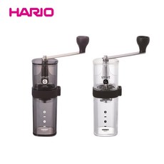 HARIO 聰明手搖磨豆機 MSG-2T／2TB 2杯 咖啡用具, 1個, 透明