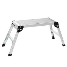 舒窩家居 加厚鋁合金馬凳 家用折疊洗車臺 多功能登高板凳 戶外裝修便攜梯凳子, 1個
