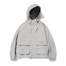 코드그라피 CGP 벌룬핏 코튼 후드 집업 점퍼_라이트그레이 매장정품 189217