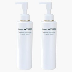 공식 자연파 madameYOSHIKO 트리트먼트 클렌징 우유 180mL W 세안 불필요 건조한 피부 민감한 피부에 진한 세라미드 우유 씻기 촉촉한 보습 피부에 릴렉스 아로마, 1개, 1g