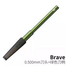 RAY 模型工具 Brave 推刀 刻線刀 鎢鋼刀 鋼普拉改造 細節加深 刻線加深 防滾設計, 綠色, 1個