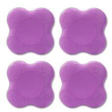 미소라인F 요가매트 20mm 두꺼운 무릎매트 팔꿈치 매트 필라테스매트 손목보호, 퍼플 4장