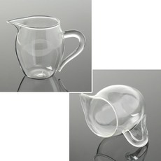 DN 차주전자 숙우 찻물 주전자 내열유리 티포트 350ml 투명, 1개