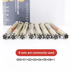 12색 피그먼트 라이너 마이크론 잉크 마커 펜 만화 그리기 스케치 니들 훅 라인 문구 세트 미술 용품, 20 8Pcs set