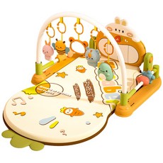 兒童健力架 多功能腳踏鋼琴 踢踢琴, 1個, 蘿蔔兔健身架(紙盒出貨)