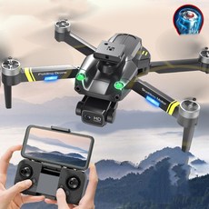 LOVFIR 고성능 8K 듀얼카메라 드론 5G 전송 브러시리스 모터 광류 위치 결정 자동 장애물 회피, 블랙, 1개