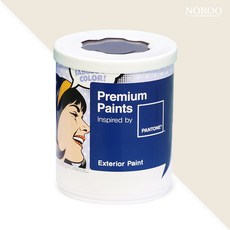 노루페인트 팬톤 실외 벽면 저광 페인트, 11-0701 Whisper White (저광), 1L, 1개
