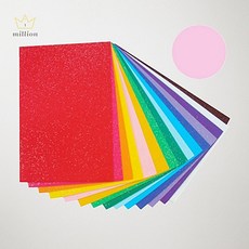 SCS 칼라펠트 메탈릭 분홍색 DIY 공예 펠트지 펠트유치원